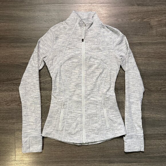 Lululemon Women's Define Jacket - White/Grey - Picture 2 of 8